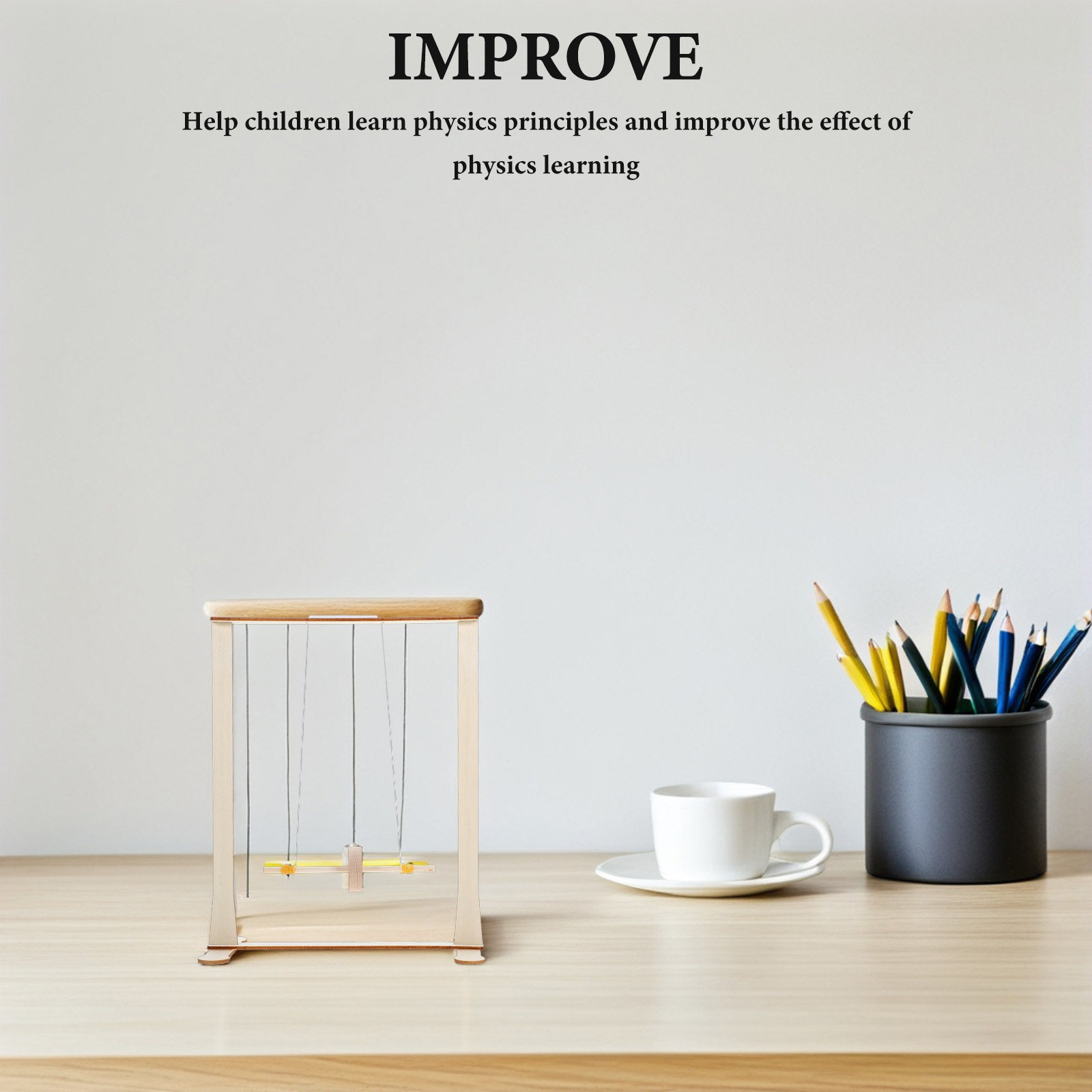 Science Project Kit - Drewniany zestaw do eksperymentów z zasadą