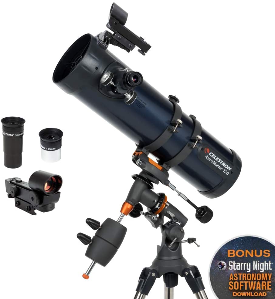 Celestron - AstroMaster 130EQ  – Telescope Reflector 130 recenzja i cena